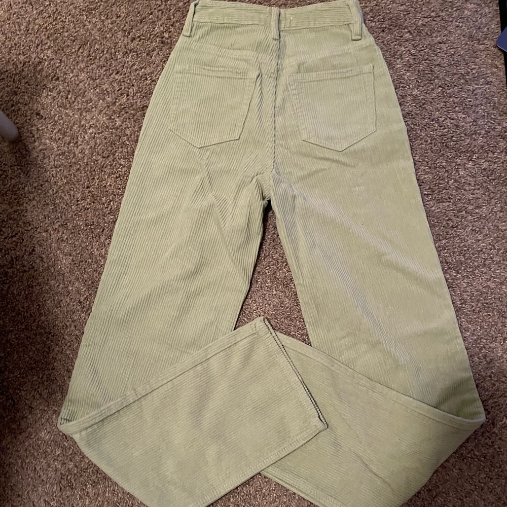 PacSun Green corduroy jeans 00/22